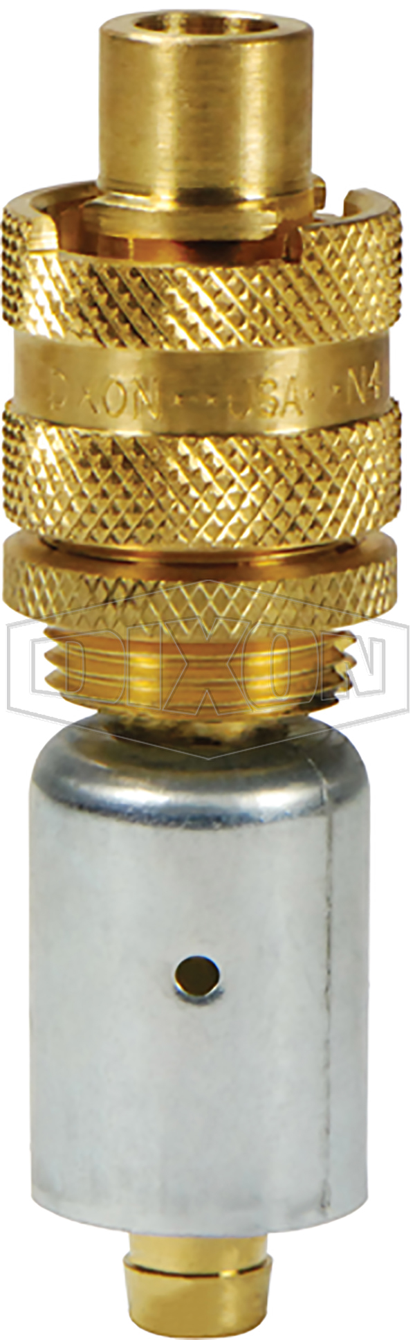 Dix-Lock™ N-Series Bowes Interchange Coupler with Ferrule Male Locking Head